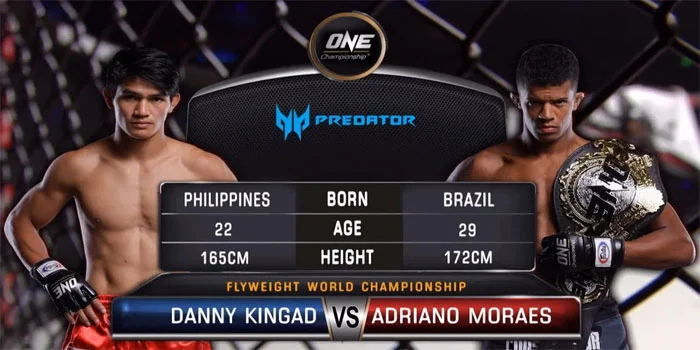 Adriano Moraes Kembali Dalam Laga Ulang Melawan Danny Kingad di ONE 169 di Atlanta